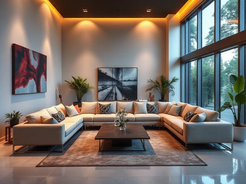 Modern living room interior design